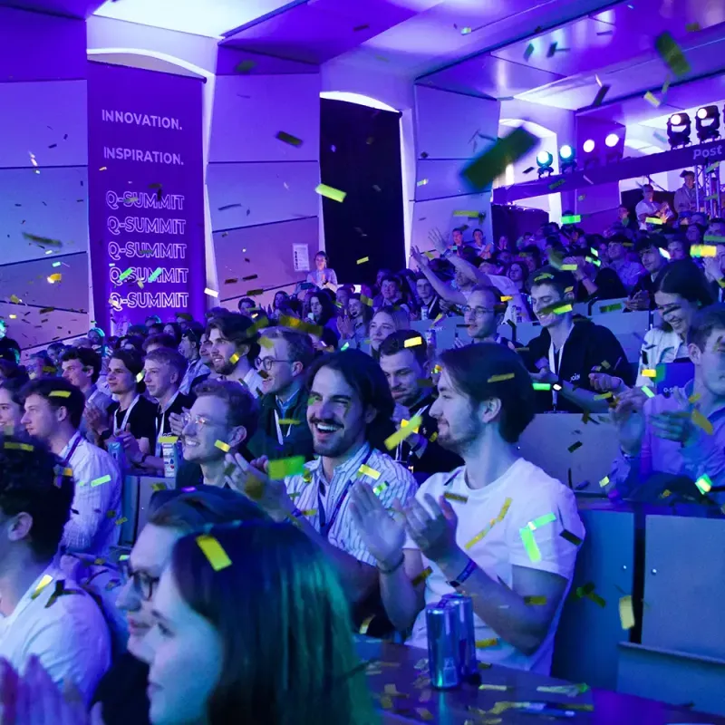 Speaker on the Q-Summit main stage